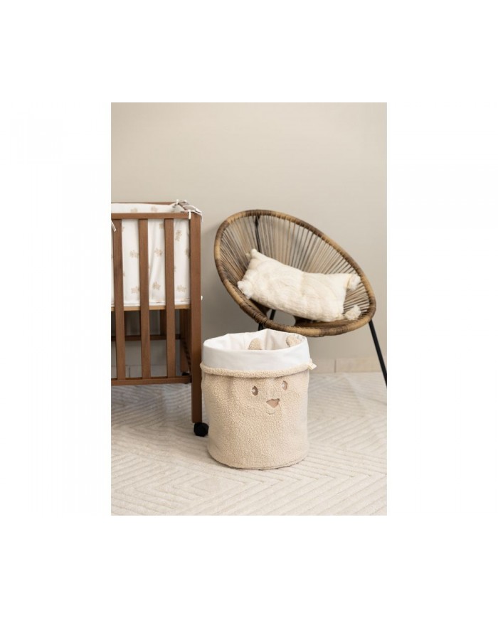 Panier de rangement large bear creme