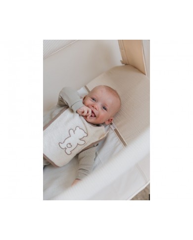 Bavoir velcro small bear back