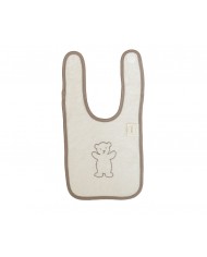 Bavoir velcro small bear back