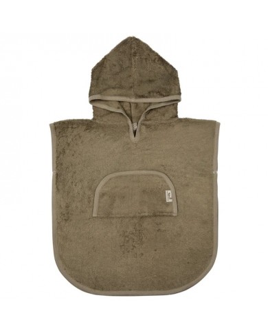 Poncho col V 2-4 ans - Jungle Green