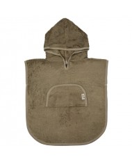 Poncho col V 2-4 ans - Jungle Green