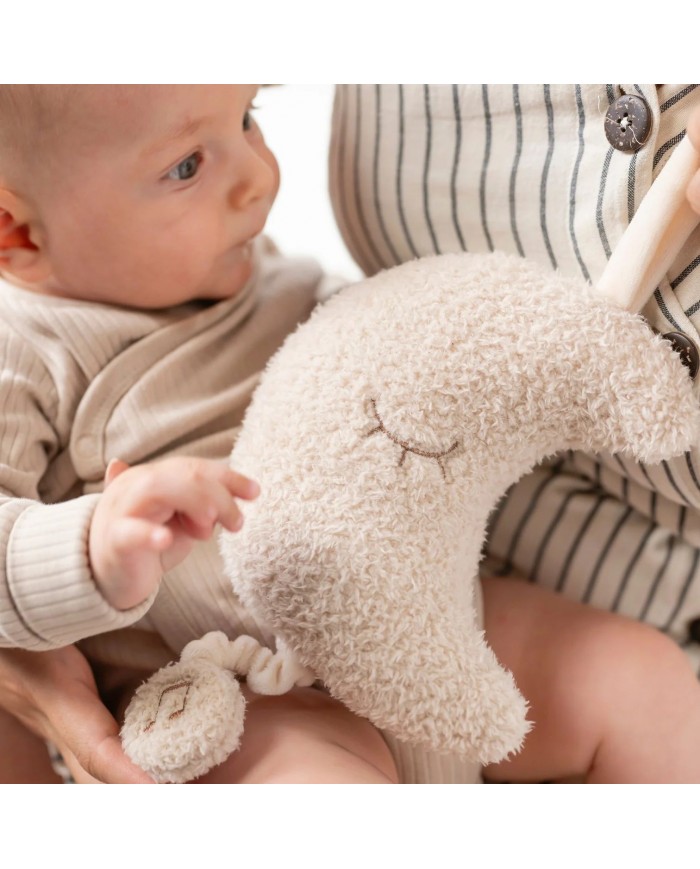 Peluche Musicale Lune Teddy beige
