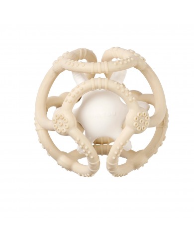 Set de balles silicone - Argile/blanc