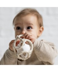 Set de balles silicone - Argile/blanc