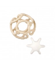 Set de balles silicone - Argile/blanc
