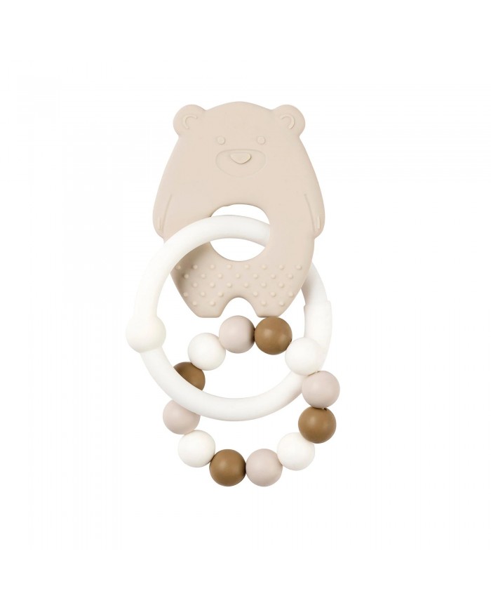 Anneau de Dentition Ours - Silicone Argile
