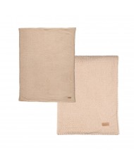 Couverture ultra douce 75x100 cm - Teddy beige