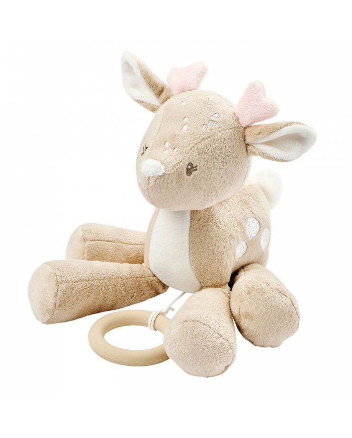 Peluche musicale 25 cm biche - Fanfan