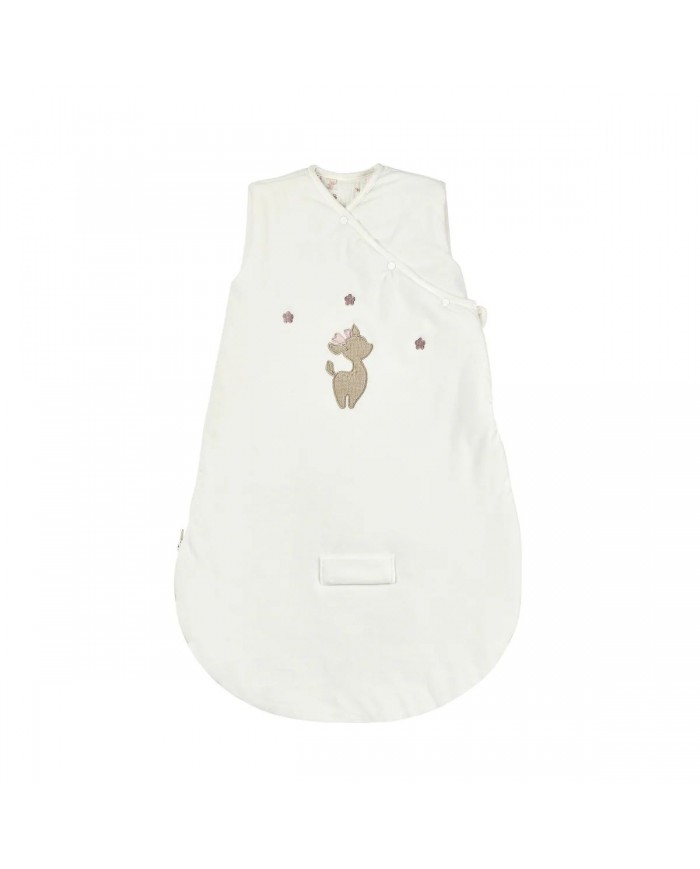 Gigoteuse 70 cm velours blanc - Fanfan - TOG 2.5