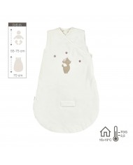 Gigoteuse 70 cm velours blanc - Fanfan - TOG 2.5