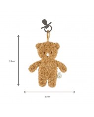 Attache sucette Ours - Teddy beige