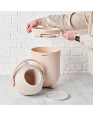 Poubelle à langes Dropy - Taupe