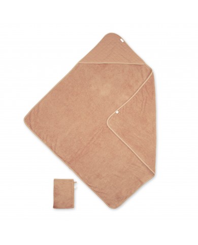 Cape de bain 90/90 cm terry QUILT 89 beige