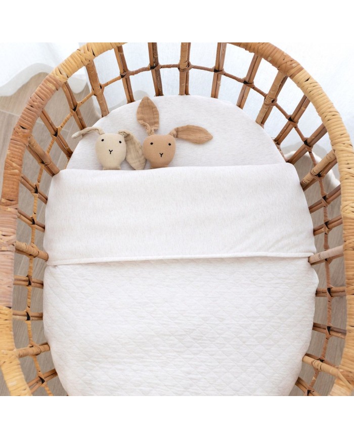 Couverture pady jersey+teddy 75/100 cm QUILT 21 mix tender