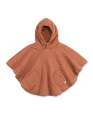 Poncho padded jersey + jersey QUILT 89 beige