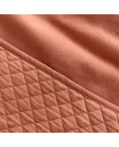 Poncho padded jersey + jersey QUILT 47 brick