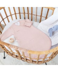 Sac de nuit 1-4m Pady quilted jersey QUILT 44 blush - TOG 1.5