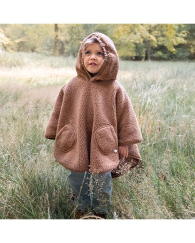 Poncho 9-36 mois Teddy + Pady Jersey - Muffin