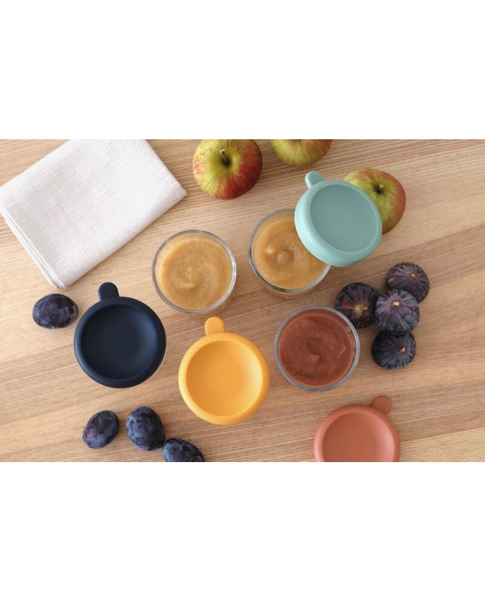 Set de 6 petits pots en verre 250 ml - Coloris mix