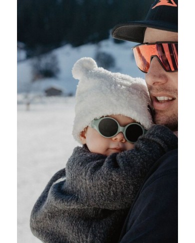 Lunettes bandeau élastiqué réglable 0-9 mois Glee sage green