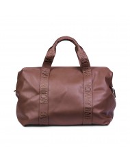 Mommy Bag Signature Cuir Vegan - Dark brown