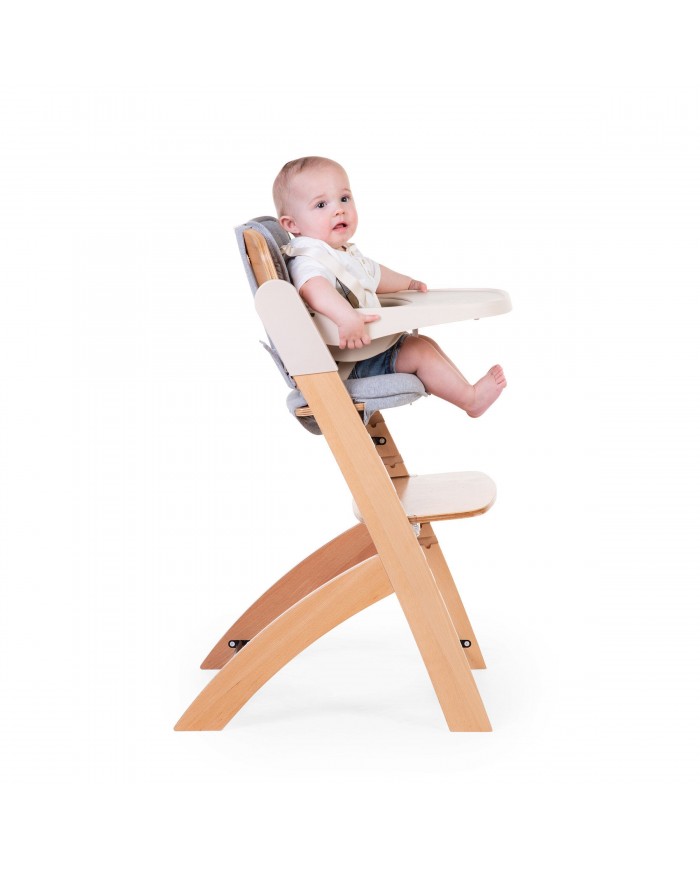 Chaise évolutive + tablette - Evosit - Naturel