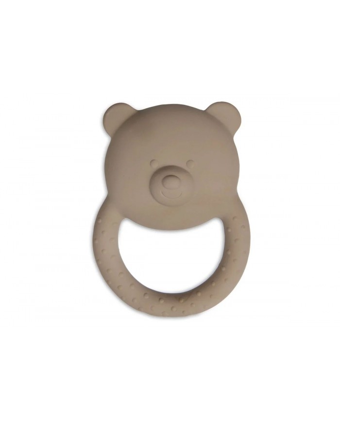 Anneau de dentition en caoutchouc Teddy Bear Biscuit