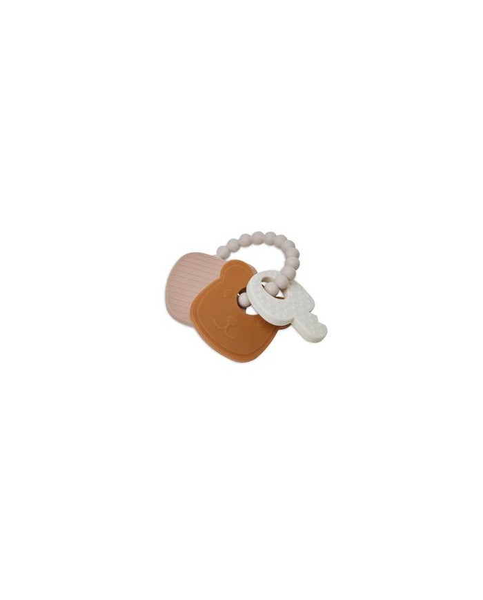 Anneau de dentition en Silicone 15x11x1cm Teddy Bear