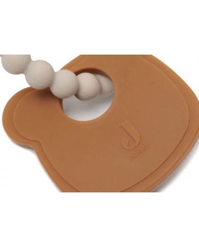 Anneau de dentition en Silicone 15x11x1cm Teddy Bear