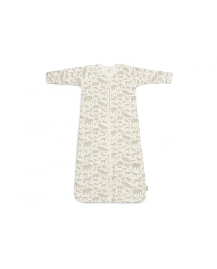 Gigoteuse avec Manches Amovible 70cm Animals Olive Green