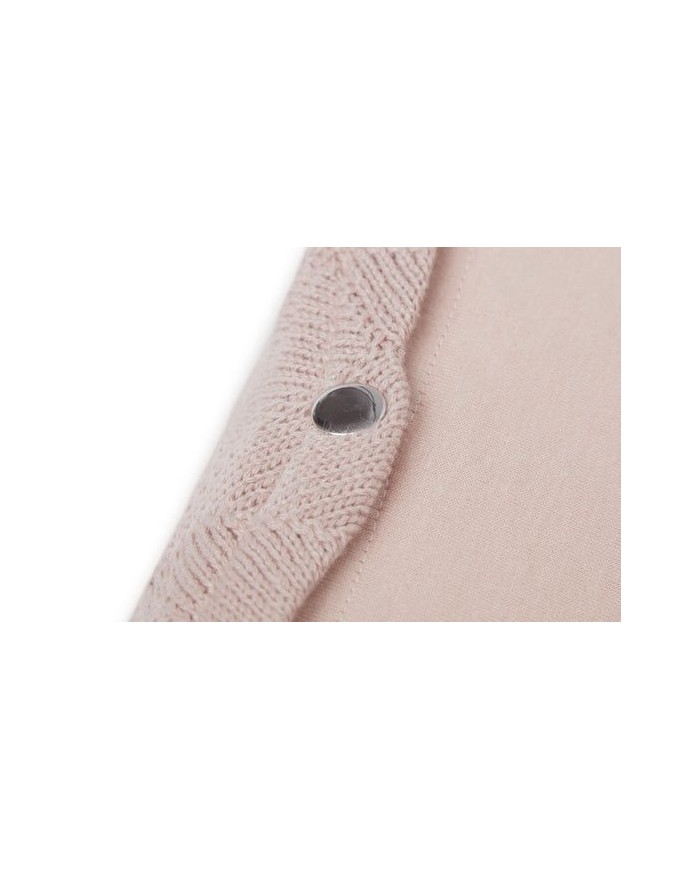 Housse matelas à langer 50x70cm Shell Knit - Wild Rose - GOTS