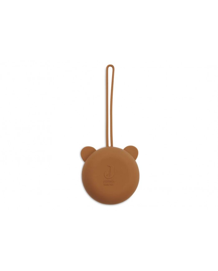Étui à sucette en silicone Ø7cm - Caramel