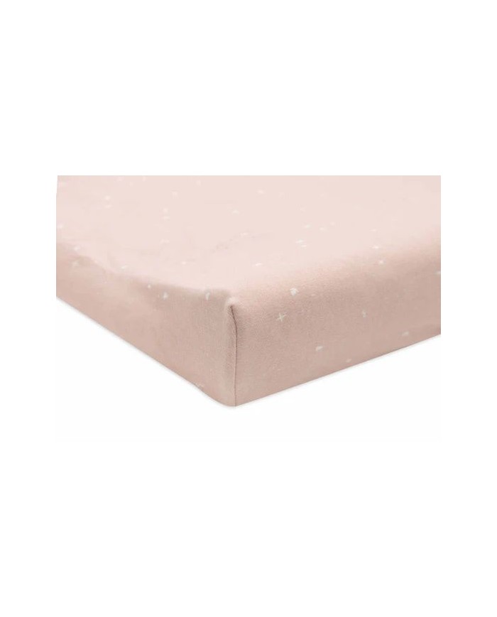 Housse matelas à Langer Jersey 50x70cm Twinkling - Wild Rose