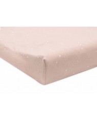 Housse matelas à Langer Jersey 50x70cm Twinkling - Wild Rose