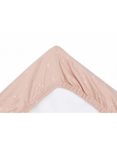 Housse matelas à Langer Jersey 50x70cm Twinkling - Wild Rose