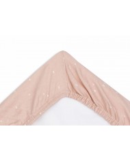 Housse matelas à Langer Jersey 50x70cm Twinkling - Wild Rose