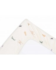 Housse matelas à Langer Jersey 50x70cm - Jungle Jambo