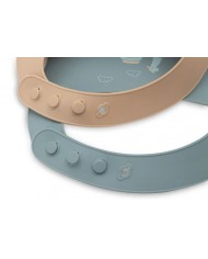 Bavoir Silicone - On The Go - 2 Unités
