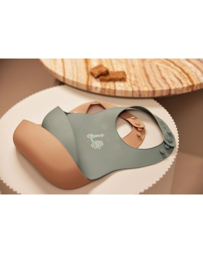 Bavoir Silicone - On The Go - 2 Unités