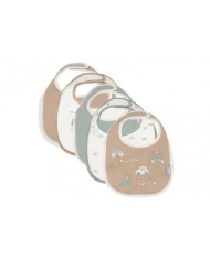 Lot de 5 bavoirs imperméables - On The Go