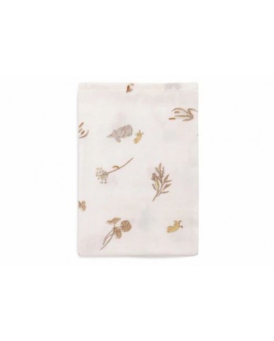 Lot de 3 Gants de Toilette Gaze de Coton 15x20cm - Riverside