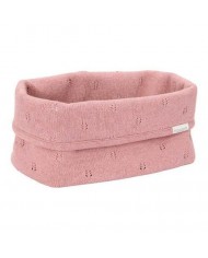 Panier de rangement en tricot bio - Kaki