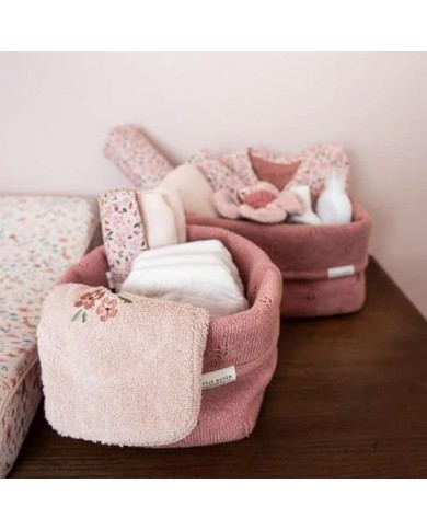 Panier de rangement grand - Pure pink blush