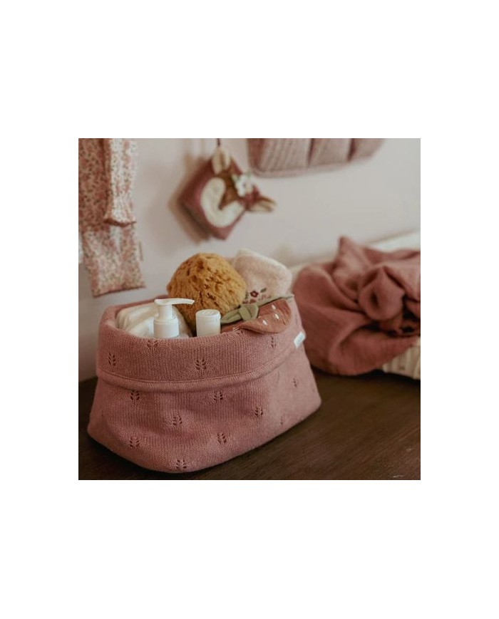 Panier de rangement grand - Rose - Pure Blossom