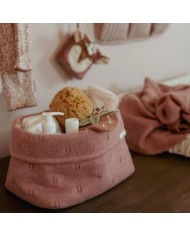 Panier de rangement grand - Rose - Pure Blossom