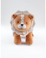 Peluche d'activités Babou en Veloudoux et mousseline - caramel