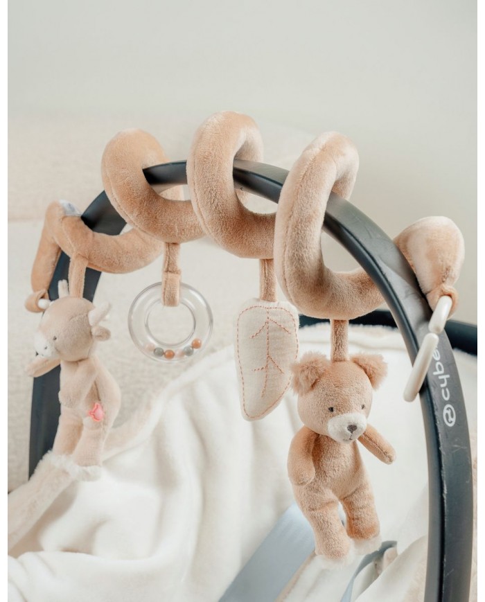 Spirale d'activités rose - Fluffy, Orso & Lily