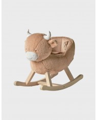 Rhinocéros à Bascule - Teddy taupe