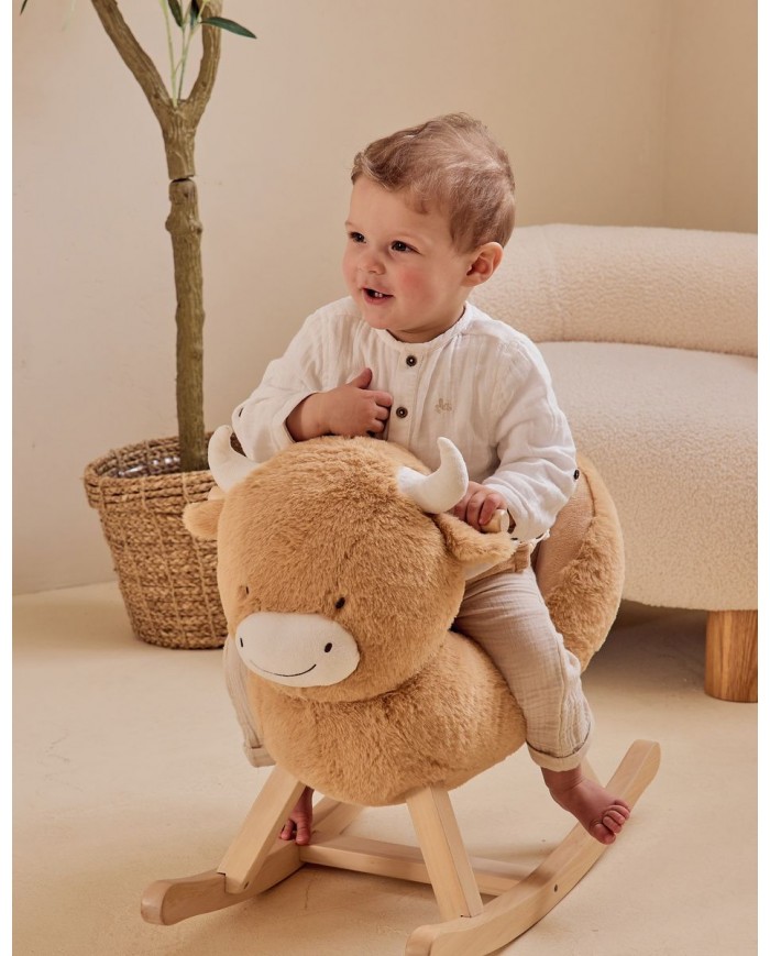 Bascule pour bébé - Fluffy cow