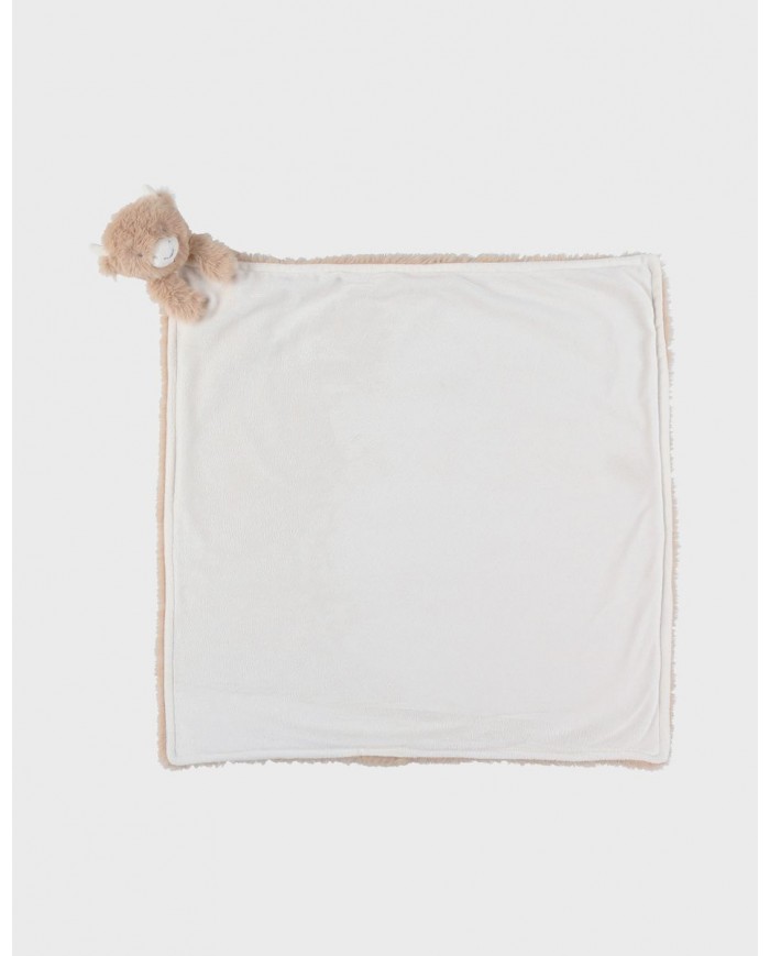 Doudou XXL en Veloudoux® beige écru - Fluffy Cow